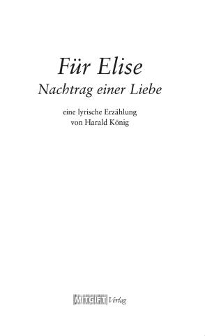 Für Elise - Nachtrag einer Liebe Für Elise - Nachtrag einer Liebe
